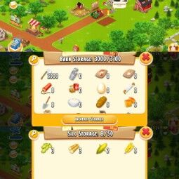 Farm Level 7🌟Filled 3000 Axe🌟Barn Storage 3000+🌟Silo Storage 50⚡Instant Delivery 0